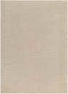 Close-up of the Levent Beige Area Rug showing its subtle texture and neutral tan color. Contemporary style. Design-Rectangle-537