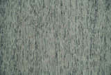 Modern Beige and Charcoal Solid Shaded Hand Tufted Natural Wool Area Rug