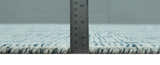 Modern Contemporary Multi Size Woolen White and Blue Hand Tufted Area Rug