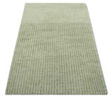 Modern Contemporary Olive, Beige and Ivory Stripes Design Custom Made wool area Rug