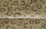 Modern leopard Design Hand knotted Camel and Taupe Custom Made wool area rug