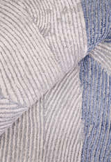 Modern Petal Ivory Hand Tufted 5x5 Wool Area Rug