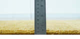 Modern Solid Design Gold Hand Knotted Wool Area Rug