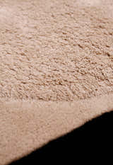 Modern Stripes Pattern Beige Hand Tufted 5x7 Wool Area Rug