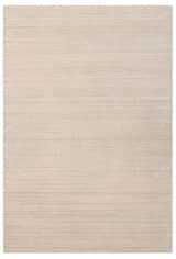 Modern Style Ivory Hand Loomed Wool Area Rug