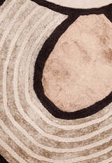 Modern Urban Beige Hand Tufted 5x8 Wool Area Rug