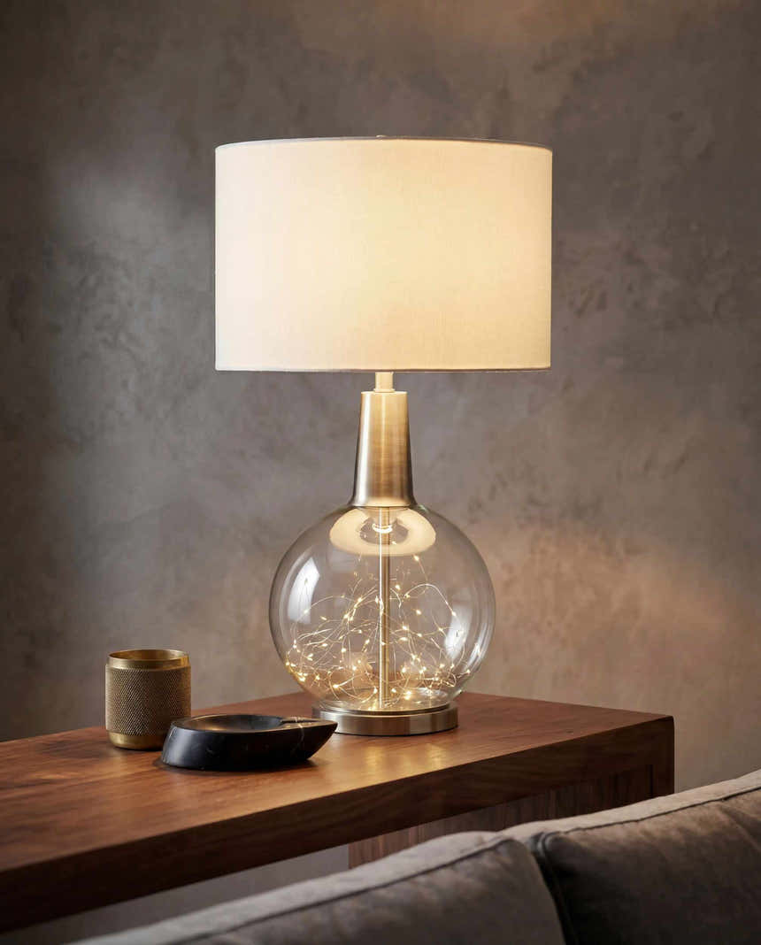 Kapinkong Metallic - Nickel Table Lamp