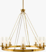 Kaufering Metallic - Brass Chandelier