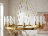 Kaufering Metallic - Brass Chandelier