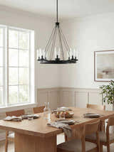 Kaufering Black Chandelier