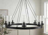 Kaufering Black Chandelier