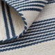 Feizy Duprine Transitional Stripes - White/Ivory/Blue Area Rug