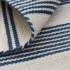 Feizy Duprine Transitional Stripes - White/Ivory/Blue Area Rug