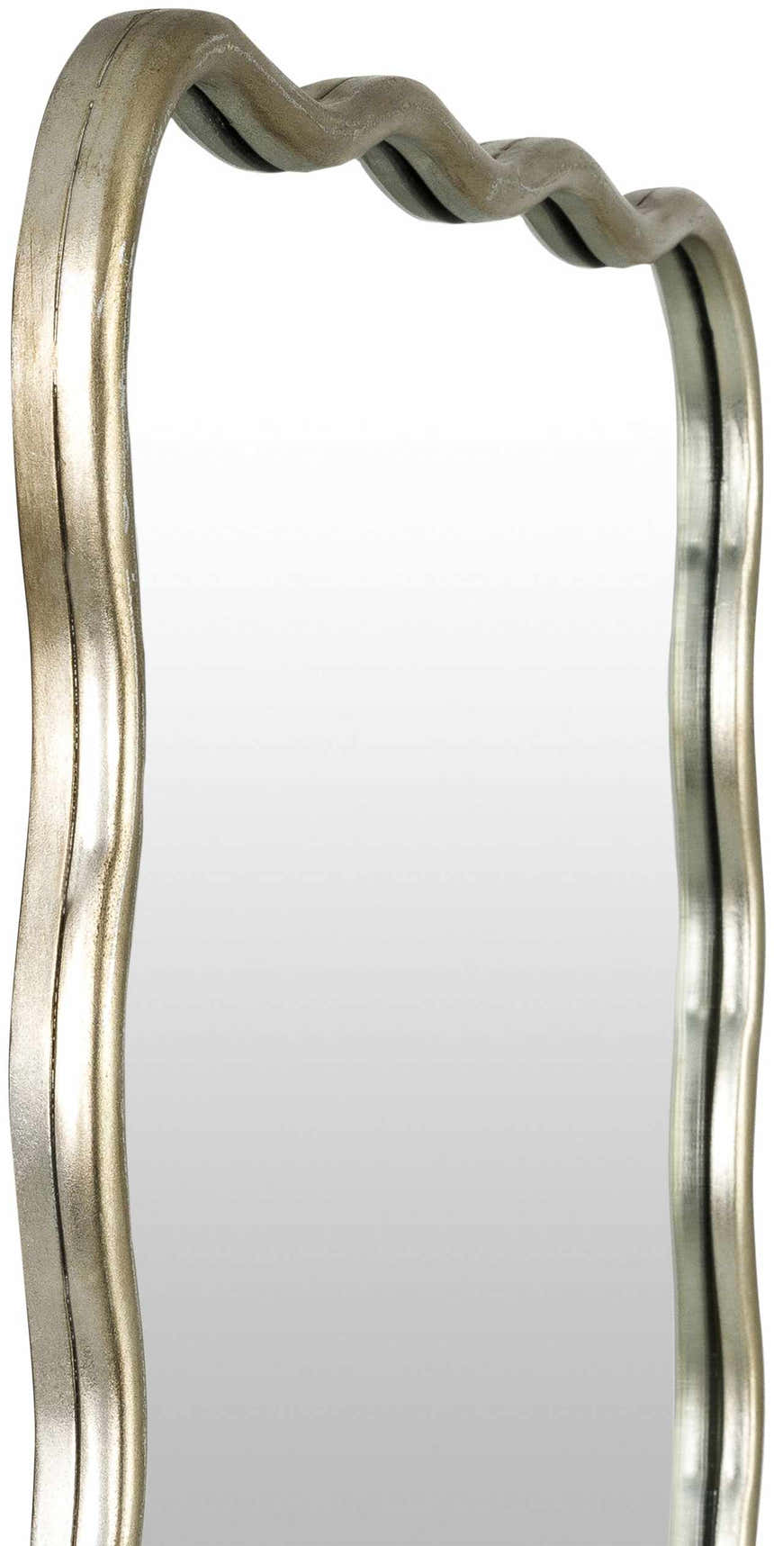 Montividiu Metallic Silver Mirror