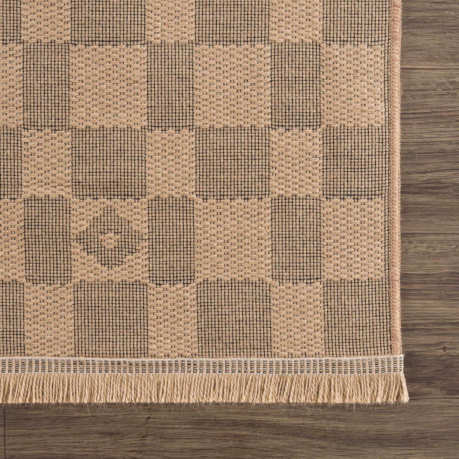 Sample Nairi Checkered Washable Jute Rug
