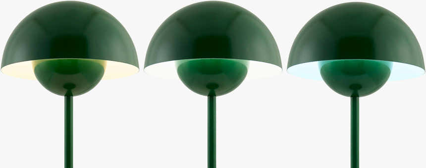 Peralillo Table Lamp - Glossy Dark Green