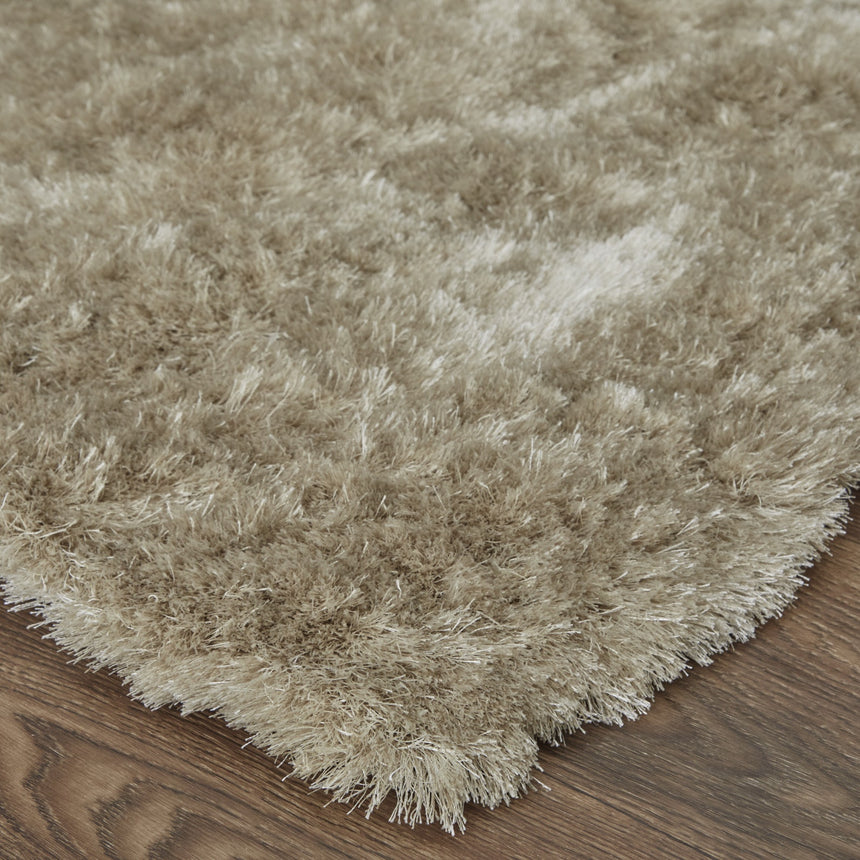 Feizy Indochine Modern Solid - Tan/Taupe Area Rug