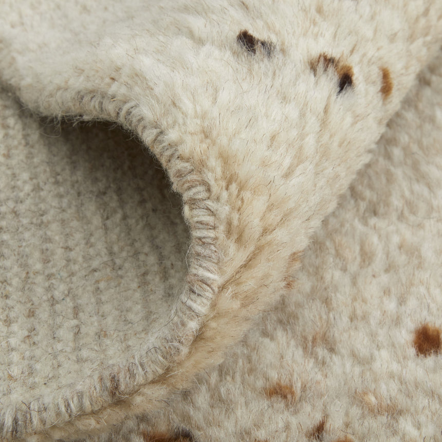 Feizy Truxel Modern Polka Dots - Tan/Brown Area Rug