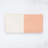 The Stripe Collection Napkins Natural Cotton & Persimmon