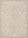 Close-up of the Aram Machine Woven Nabela Noor Home x LIVABLISS NBAR-2300 Area Rug. Beige and tan traditional pattern. Design-Rectangle-527