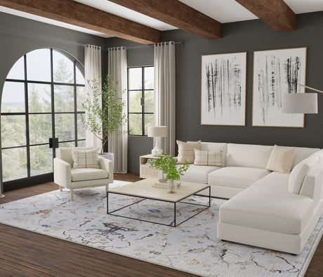 Feizy Melrose Traditional Floral & Botanical - Blue/Green/Ivory Area Rug