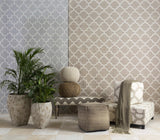 Cardin Charcoal Trellis Wool&Viscose Rug - Clearance