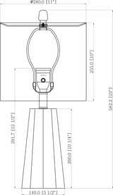 Yubileyny Blush Table Lamp