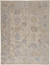Feizy Wendover Transitional Floral & Botanical - Tan/Orange/Blue Area Rug