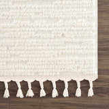 Sample Kulu Textured Area Rug with Tassels
