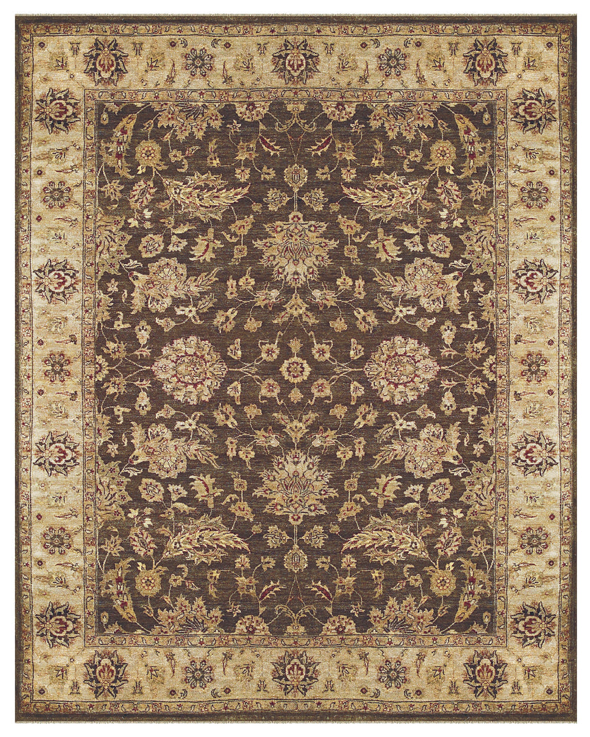Feizy Drake Traditional Persian - Brown/Gold/Tan Area Rug - Clearance