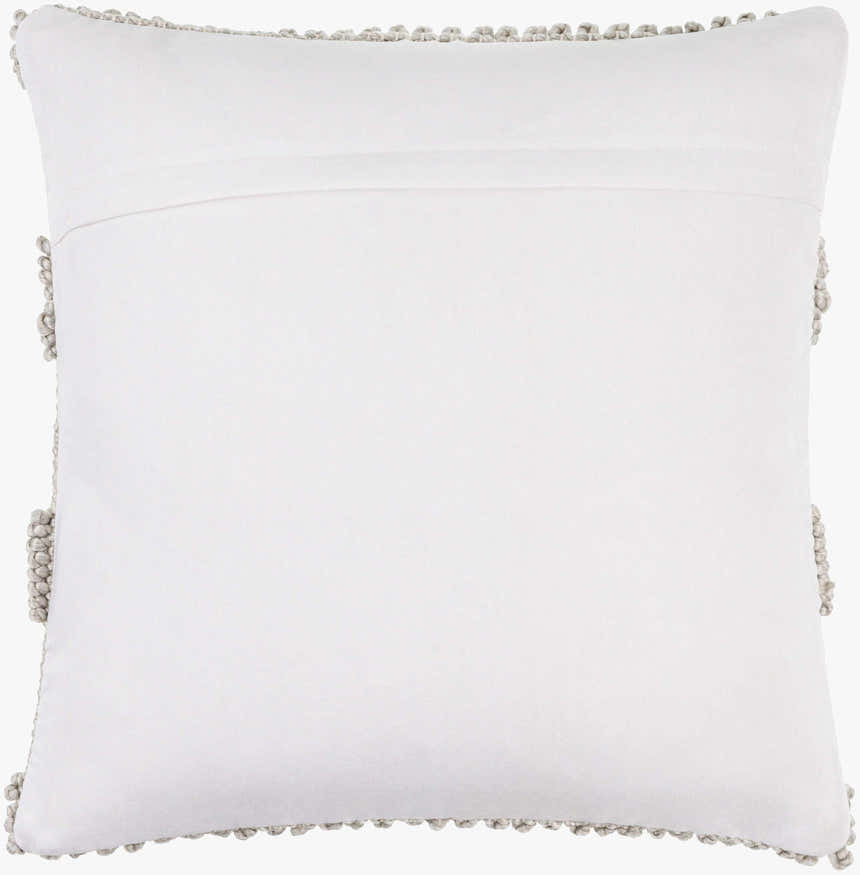 Lilia Silver Gray Outdoor Throw Pillow - Clearance