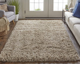 Feizy Stoneleigh Modern Solid - Tan/Ivory Area Rug