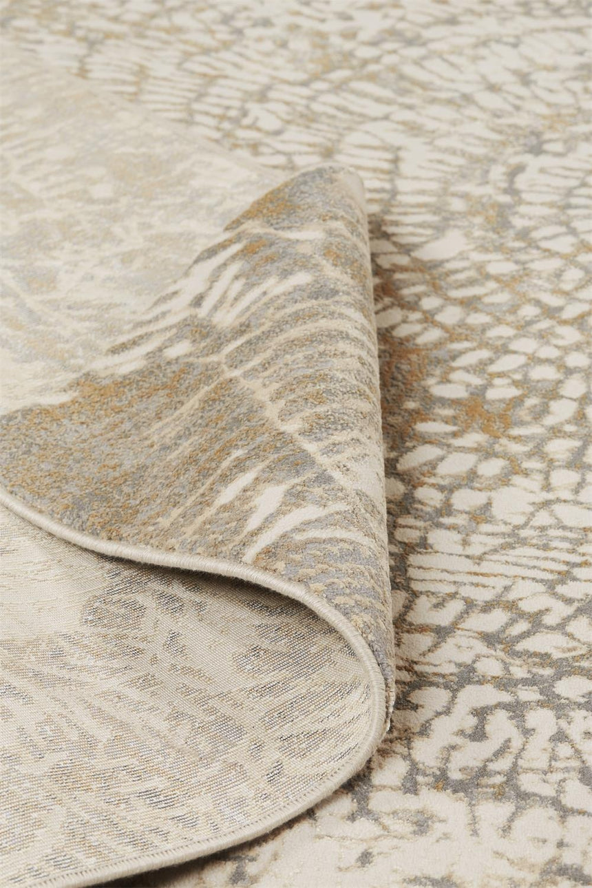 Feizy Parker Transitional Abstract - Ivory/Tan/Gray Area Rug