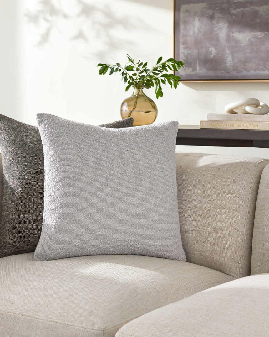 Vedat Cream Throw Pillow - Clearance