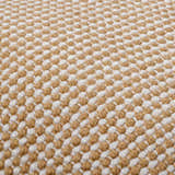 Aurok Mustard Ribbed Texture Modern Polyester Accent Pillow