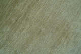 Olive Modern Solid Design Hand Knotted Wool Rug