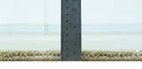 Olive Modern Solid Design Hand Knotted Wool Rug