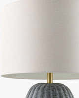 Ortucchio Gray & White Table Lamp