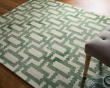 Feizy Lorrain Green Area Rug