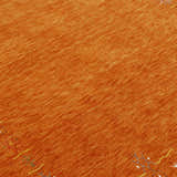 Orange Modern Geometrical Tribal Border Hand Loomed Wool Area Rug