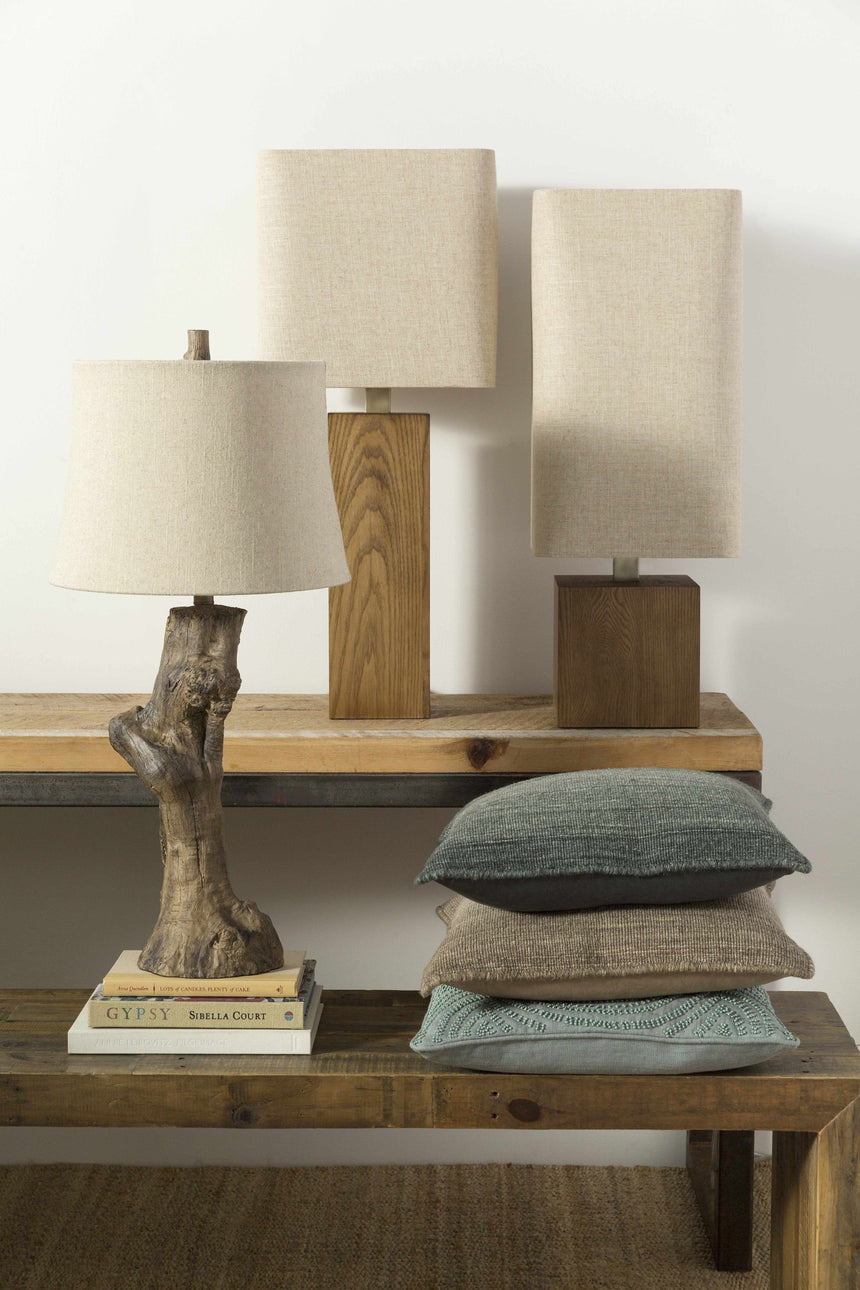 Hallettsville Geometric Embroidered Accent Pillow - Clearance