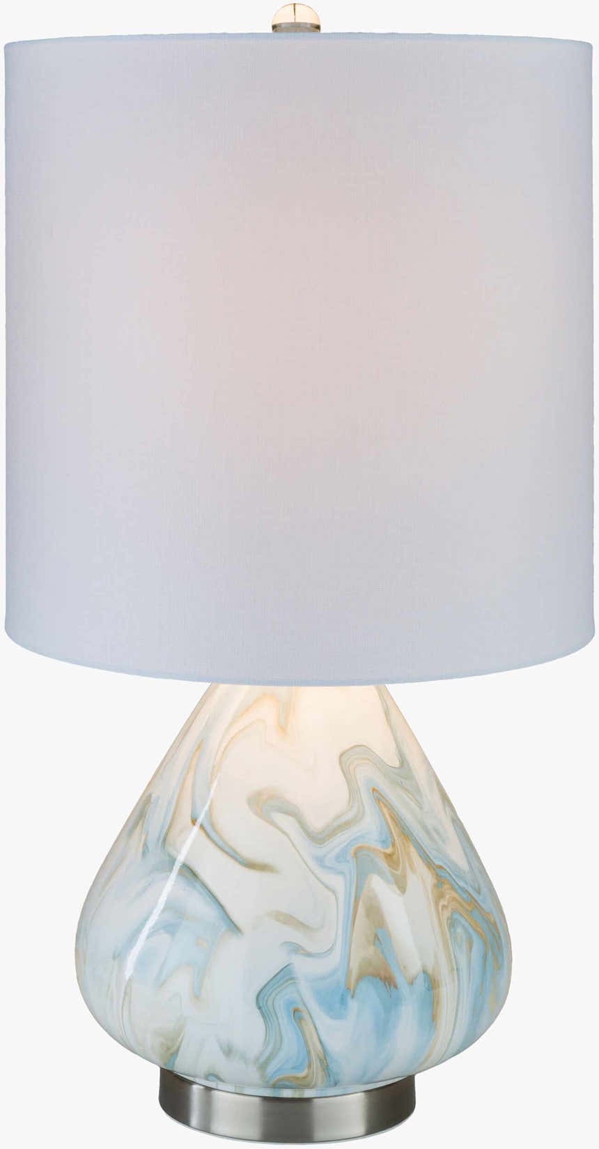 Farnborough Marble Ceramic Table Lamp
