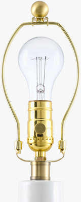 Soft Light Gray Coastal Table Lamp with linen details for bedside or console tables