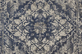 Feizy Foster Transitional Oriental - Blue/Ivory Area Rug - Clearance