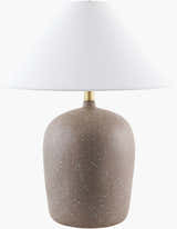 Speckled Beige Ceramic Table Lamp