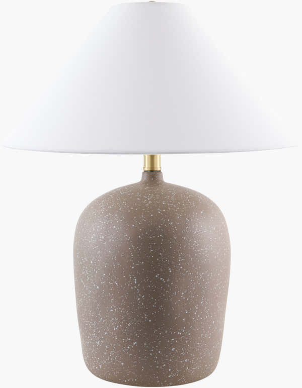 Speckled Beige Ceramic Table Lamp