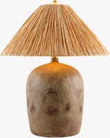 Soft Orange Traditional Table Lamp for bedside or console tables