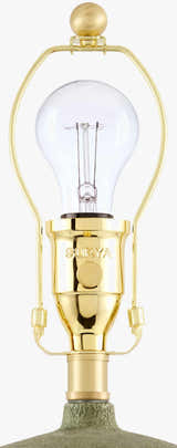 Rich Tan Traditional Table Lamp with linen details for bedside or console tables