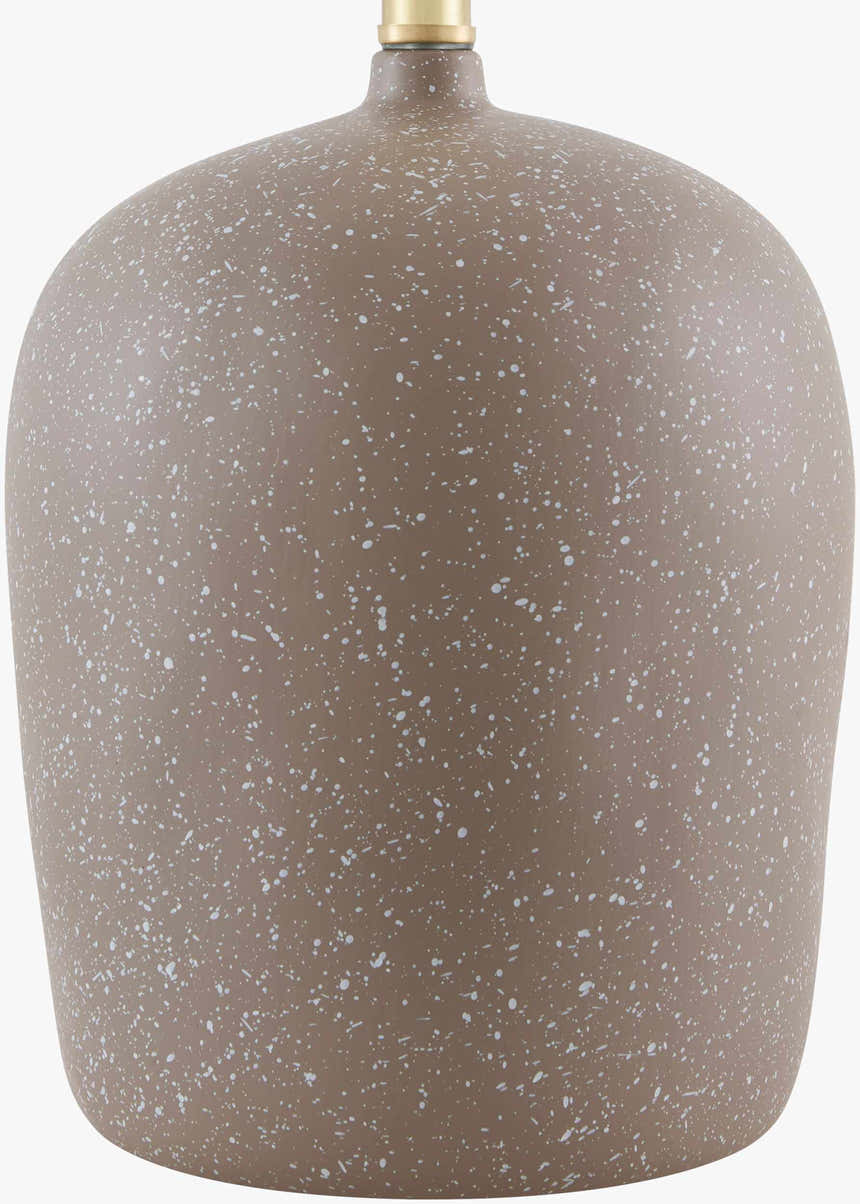 Speckled Beige Ceramic Table Lamp