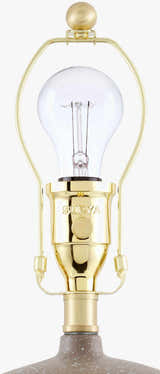 Speckled Beige Ceramic Table Lamp